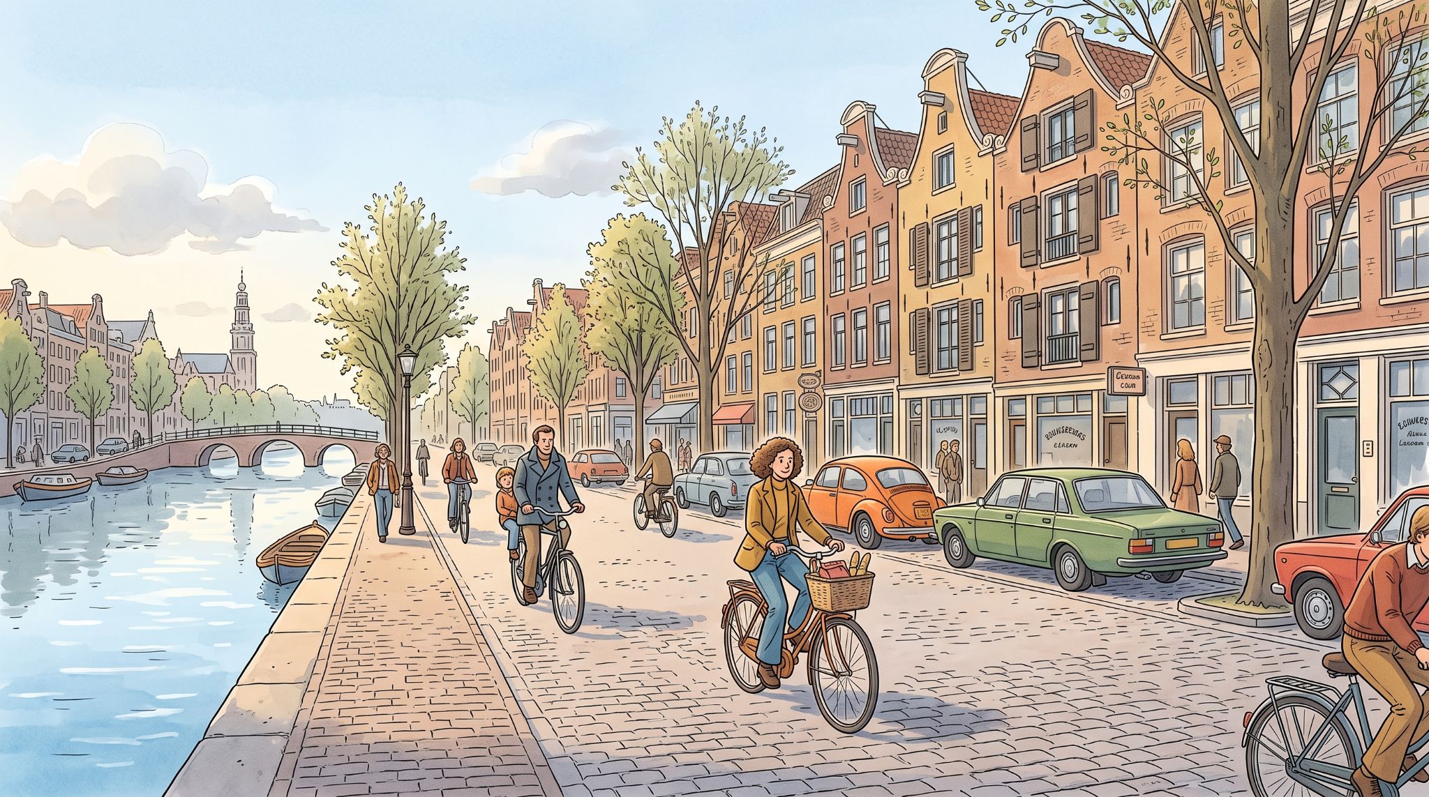 Amsterdam wasn't born on a bike — it fought its way back onto one