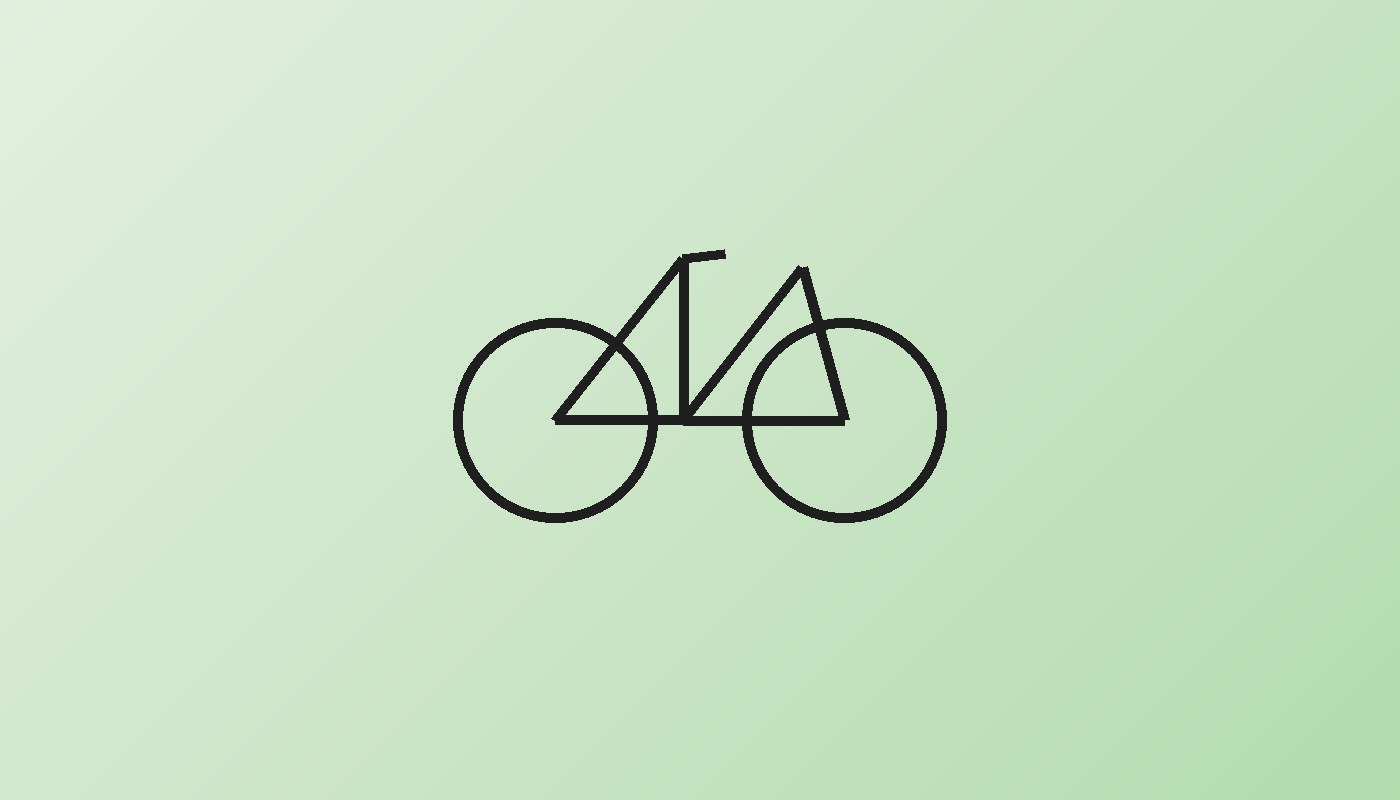 Detail of a minimally designed e-bike